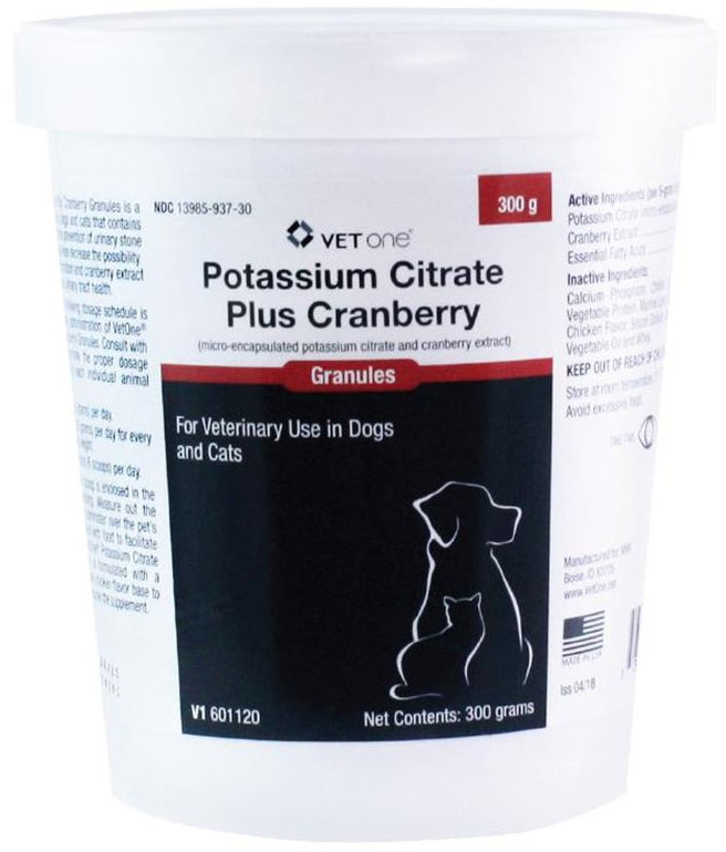 Potassium Citrate Plus Cranberry Granules