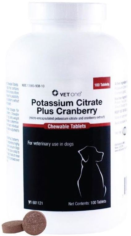 Potassium Citrate Plus Cranberry Comprimidos Masticables