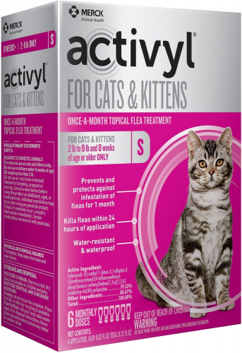 Activyl for Cats & Kittens 6 doses 2-9 lbs (Pink) 1