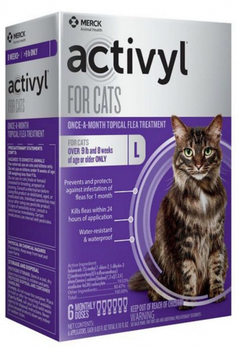 Activyl for Cats & Kittens 6 doses over 9 lbs (Purple) 1