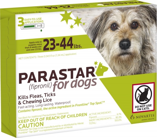 Parastar 3 applicators for dogs 23-44 lbs (Green) 1