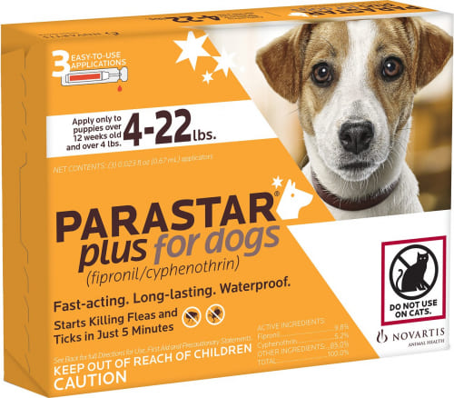 Parastar Plus 3 dosis para perros de 4 a 22 libras 1
