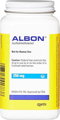 Albon Tablets 250 mg 1 count 1