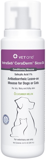 VetraSeb CeraDerm Sicca SA Conditioning Mousse