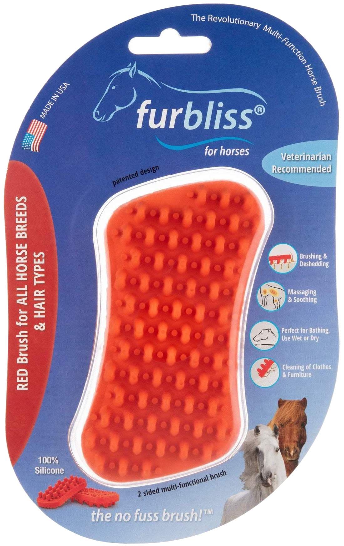 Furbliss Multi-Functional Brush for Horses