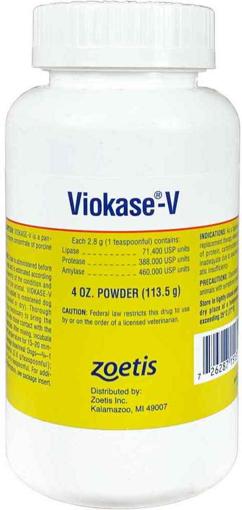 Viokase-V Powder 4 oz 1