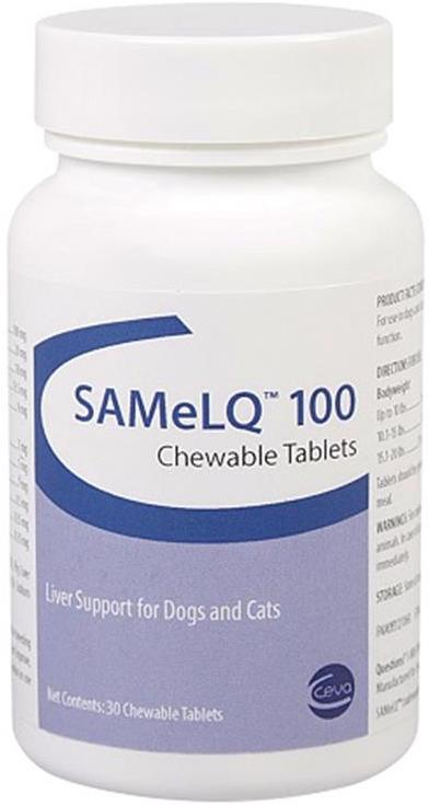 SAMeLQ Chewable Tablets 100 mg 30 count 1