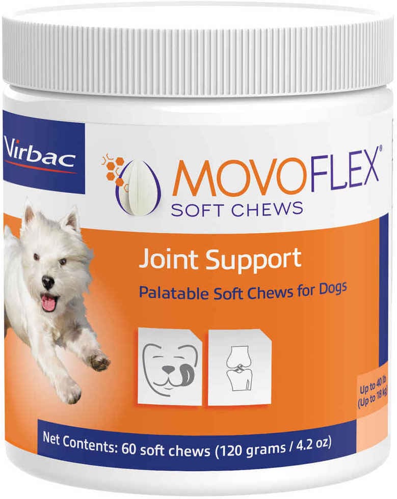 Movoflex Soft Chews para perros de hasta 40 libras 60 comprimidos 1