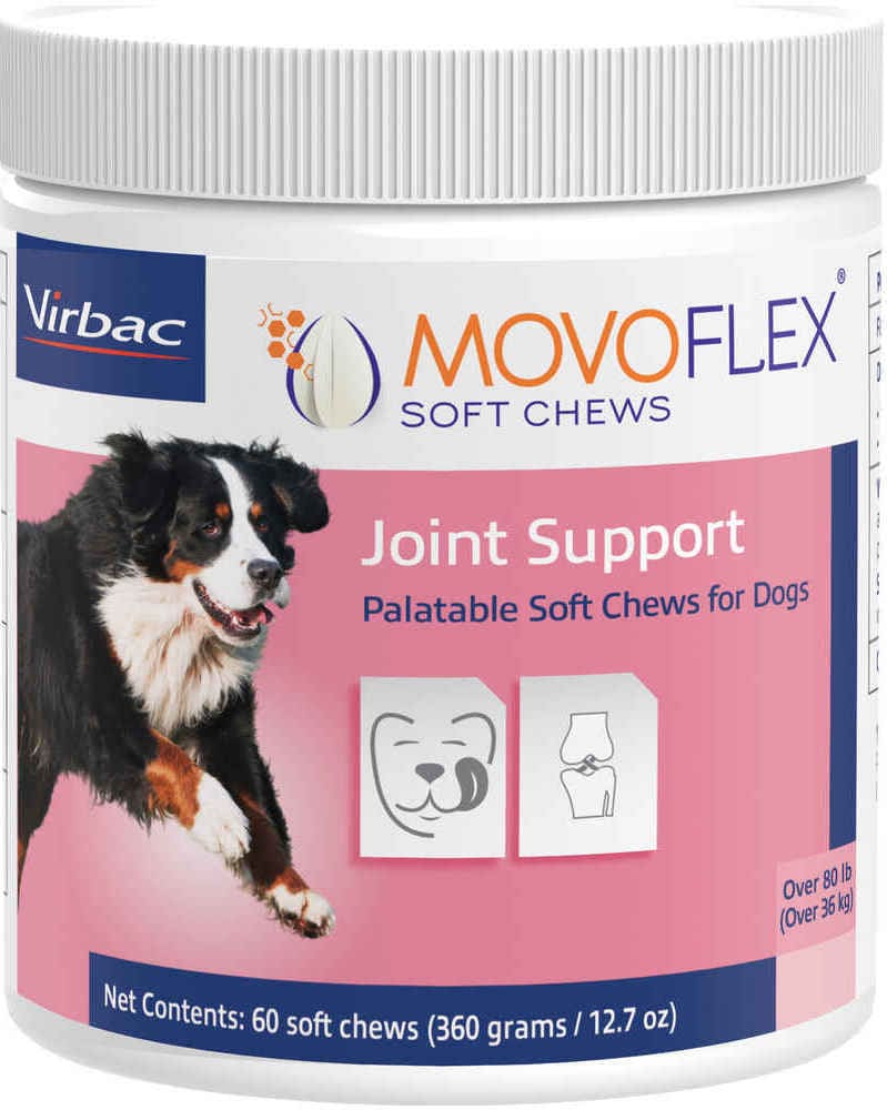 Movoflex Soft Chews para perros de más de 80 libras 60 comprimidos 1