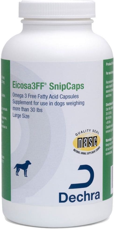 Eicosa3FF SnipCaps 60 capsules for dogs over 30 lbs (Large) 1