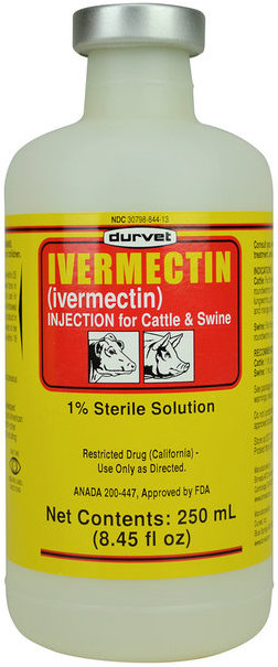 Ivermectin Solución Inyectable 250 ml 1% 1