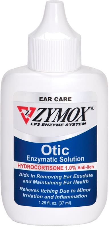 Zymox Solución Ótica Enzimática con 1% de Hidrocortisona 1.25 oz 1