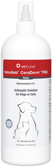 VetraSeb CeraDerm TRIS Flush 16 oz 1