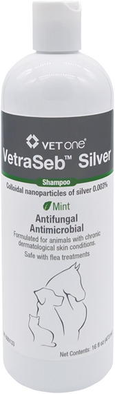 VetraSeb Silver Shampoo 16 oz Mint 1