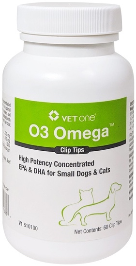 O3 Omega Clip Tips 60 count for small dogs & cats 1
