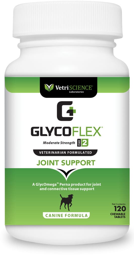 VetriScience GlycoFlex Stage 2 Chewable Tablets for Dogs 120 count 1