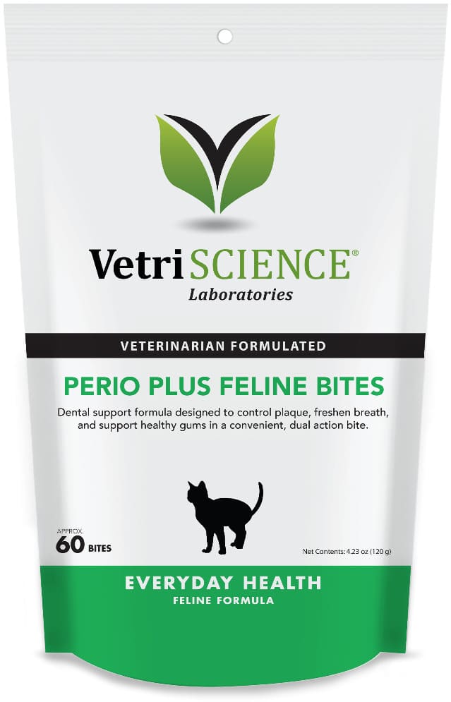 VetriScience Perio Plus Feline Bites 60 count 1