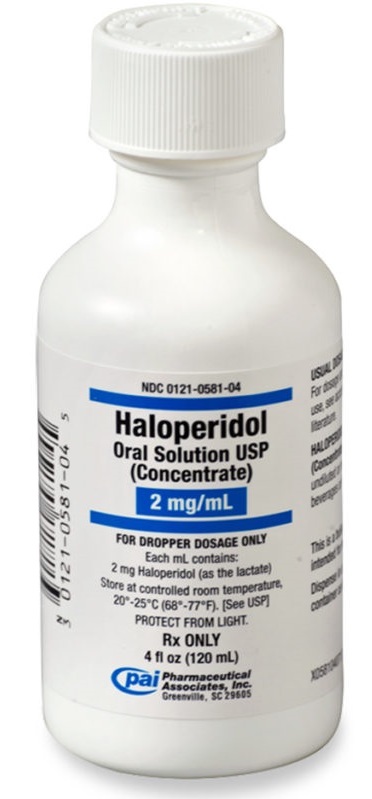 Haloperidol 2 mg/ml 4 oz  1