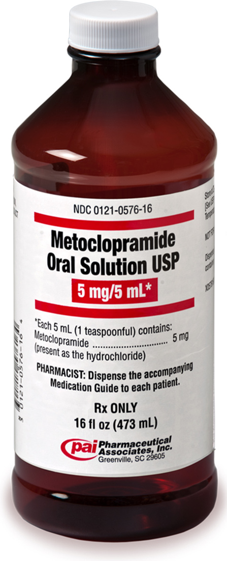 Metoclopramide Solución Oral 5 mg/5 ml 16 oz 1