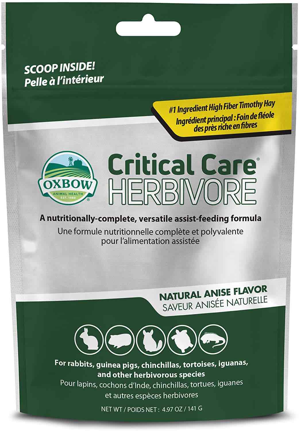 Oxbow Critical Care Herbivore 4.97 oz (141 g) bag Anise 1