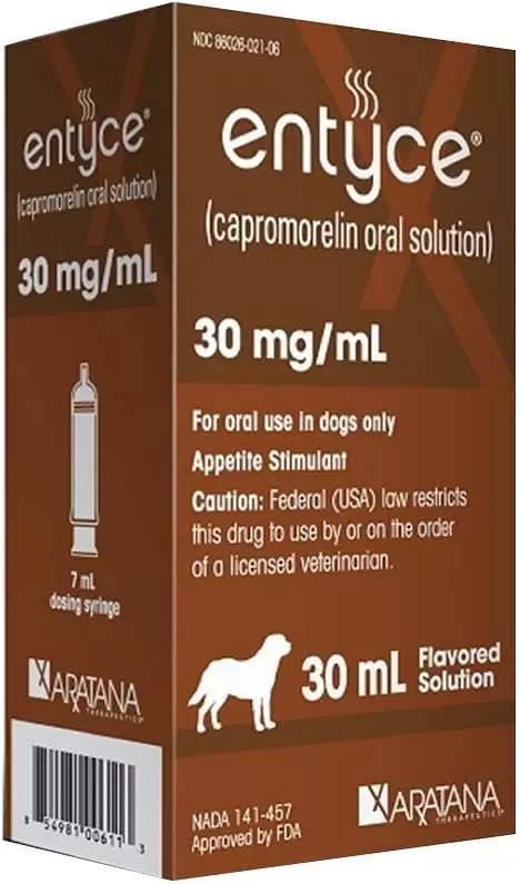 Entyce Capromorelin Oral Solution 30 mg/ml 30 ml 1