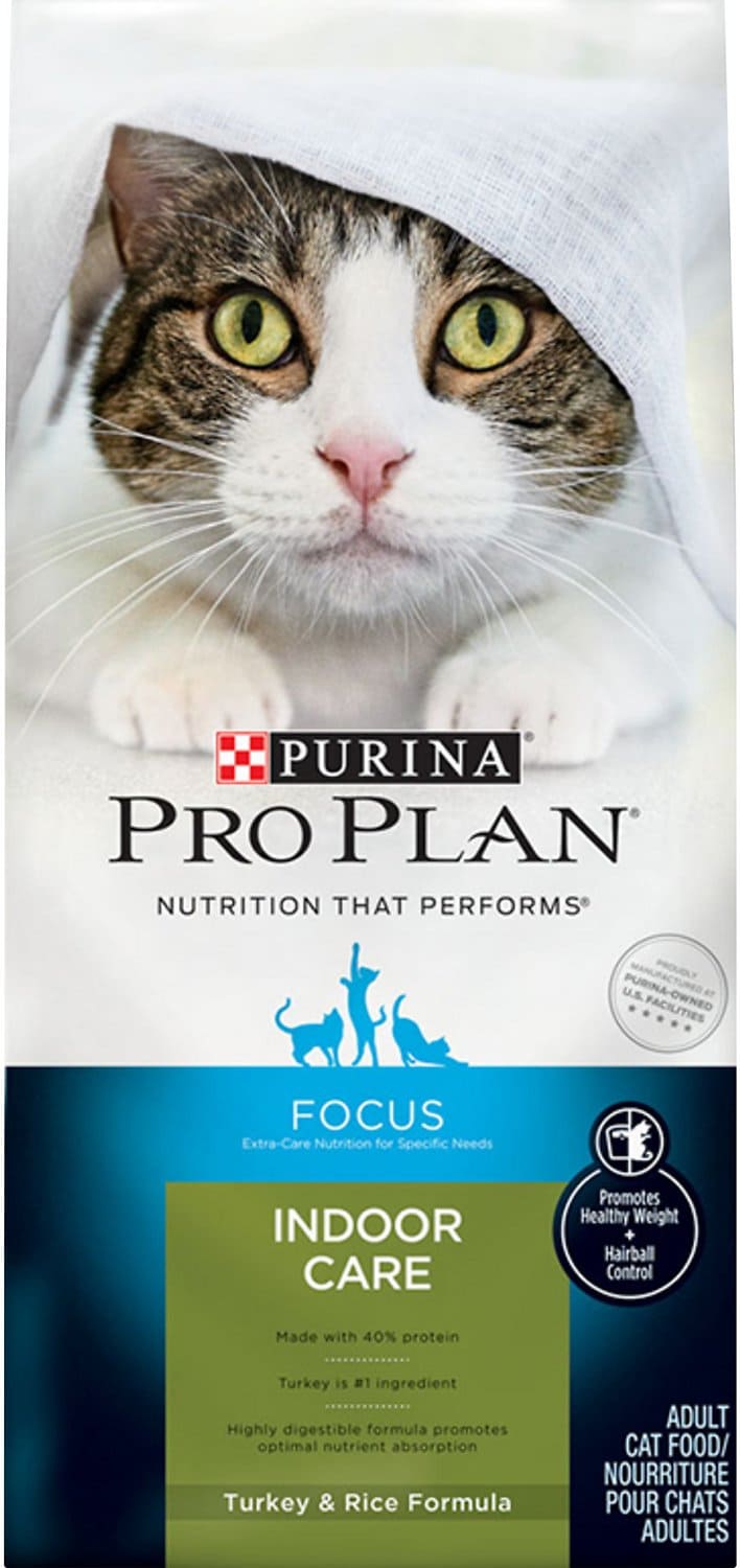 Purina Pro Plan Adult Indoor Care Turkey & Rice 16 lbs 1