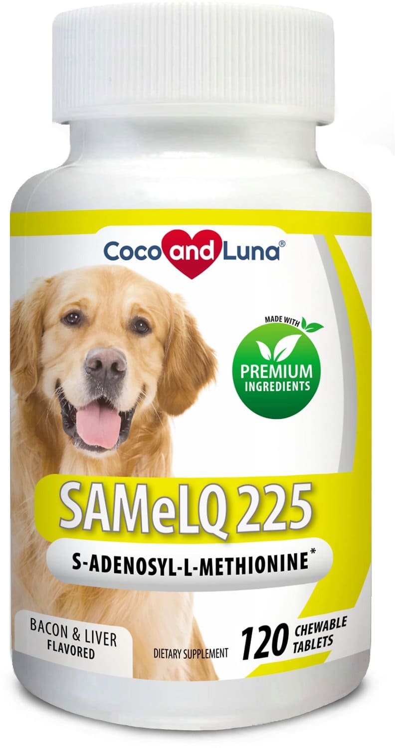 Coco and Luna SAMeLQ 225 Bacon & Liver 120 chewable tablets 2