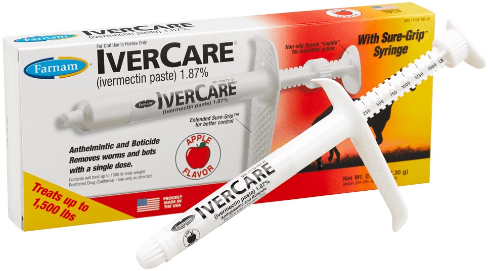 IverCare 0.26 oz (7.3 g) syringe Red Apple 1.87% 1
