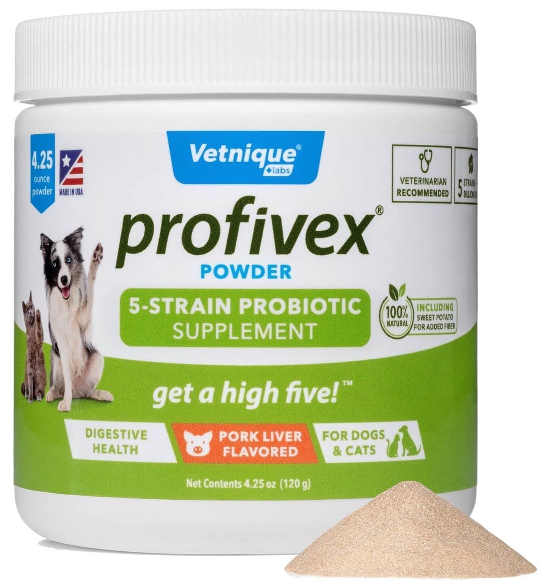 Profivex Five Strain Probiotic Powder 4.25 oz (120g) Pork Liver 1
