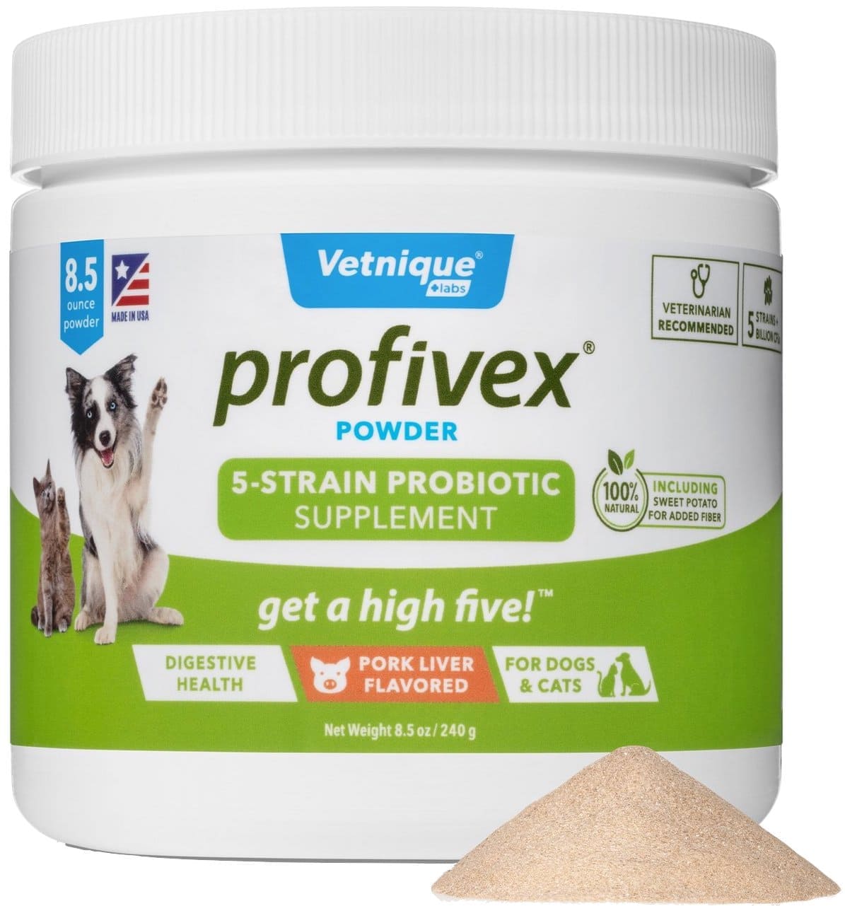 Profivex Five Strain Probiotic Powder 8.5 oz (240g) Pork Liver 1