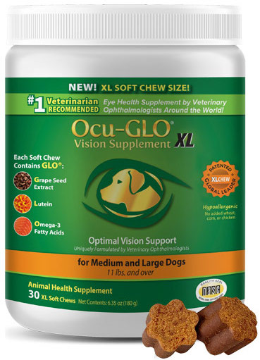 Ocu-GLO Soft Chews XL 30 count for medium & large dogs 11 lbs and over 1