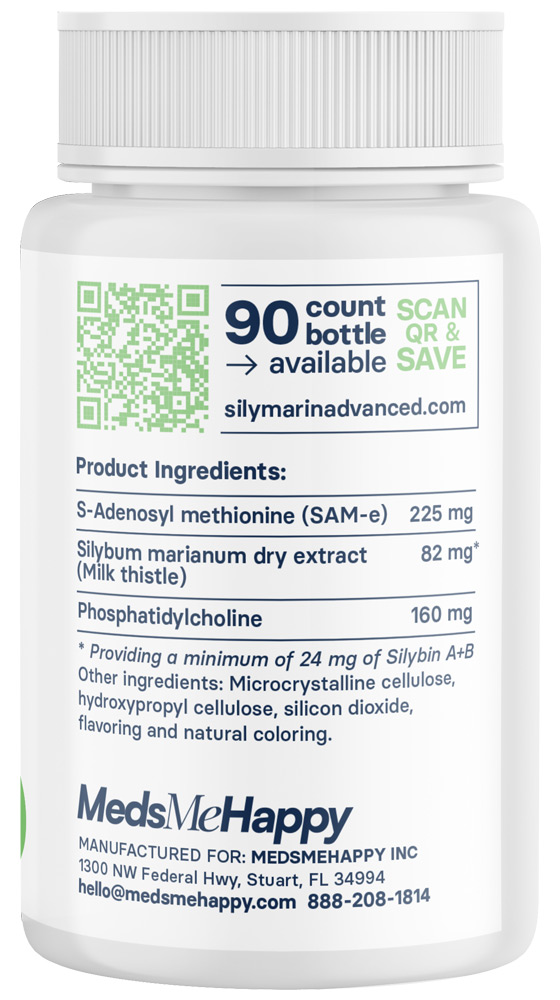 SilymarinAdvanced 30 comprimidos 225 mg para perros medianos de 13 a 34 lbs 3