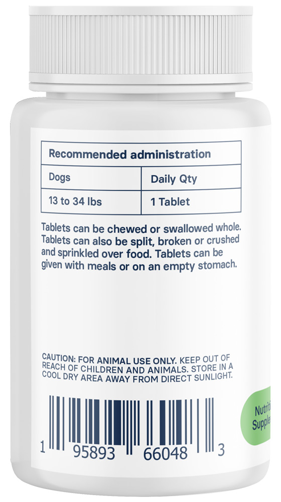 SilymarinAdvanced 225 mg 90 tablets for medium dogs 13 to 34 lbs 2