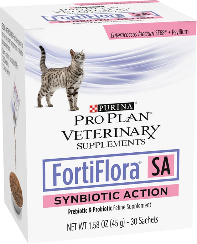 Purina Pro Plan Veterinary Supplements FortiFlora SA Synbiotic Action for Cats box of 30 sachets 1