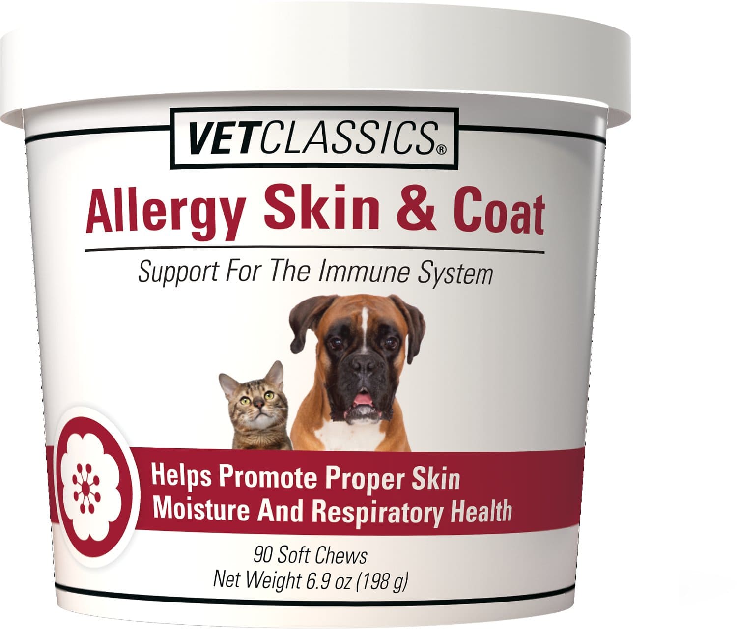 VetClassics Allergy Skin & Coat Soft Chews  90 count 1