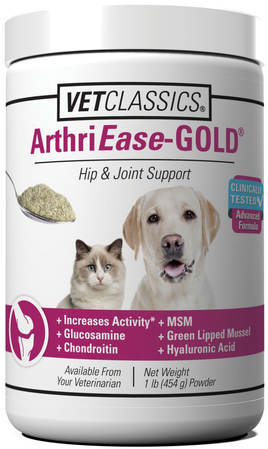 VetClassics ArthriEase-GOLD Powder for Cats & Dogs 1 lbs 1