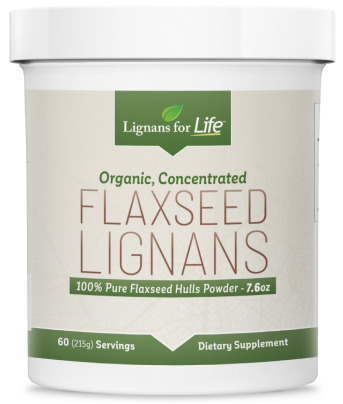 Lignans For Life Organic Flaxseed Lignans Hulls Bulk Powder