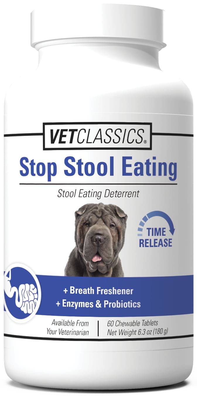 VetClassics Stop Stool Eating Chewable Tablets	 60 count 1