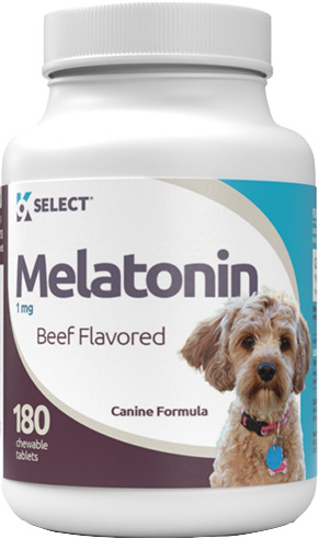 K9 Select Melatonin  180 chewable tablets 1 mg Beef 1