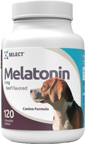 K9 Select Melatonin  120 chewable tablets 3 mg Beef 1