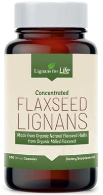 Lignans For Life Organic Flaxseed Lignans 15 mg 180 capsules 1