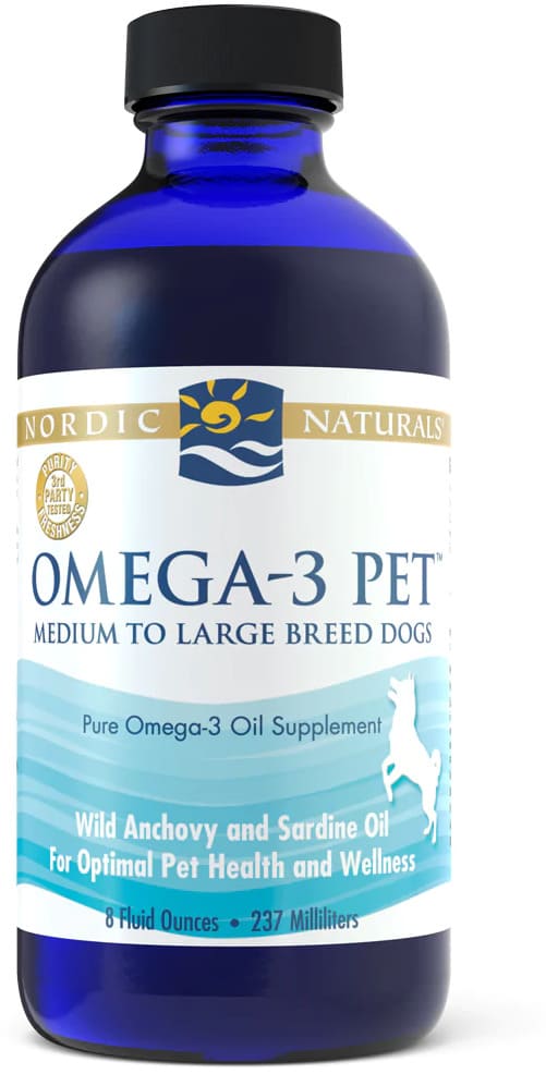 Nordic Naturals Omega-3 Pet Liquid for medium & large dogs 8 oz 1