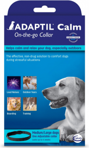Adaptil Calm On-the-Go Collar para perros medianos y grandes 27.6in 27.6 inches 1