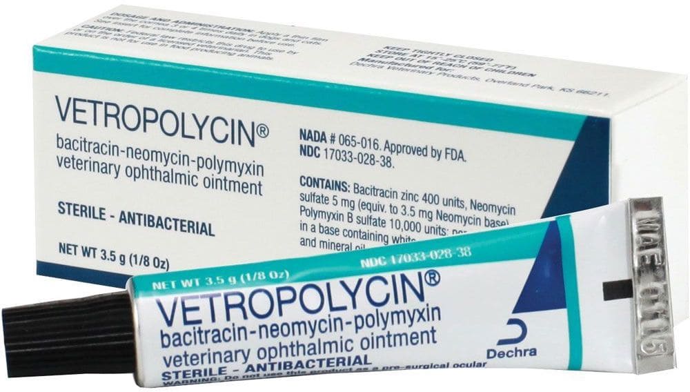 Vetropolycin Ophthalmic Ointment
