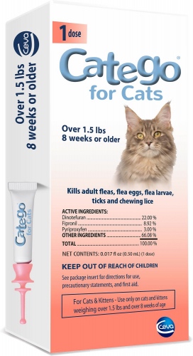 Catego 1 dose for cats over 1.5 lbs & 8 weeks or older 1