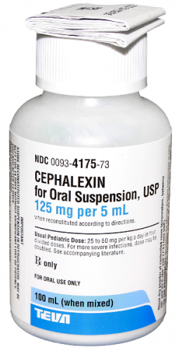 Cephalexin Suspensión Oral